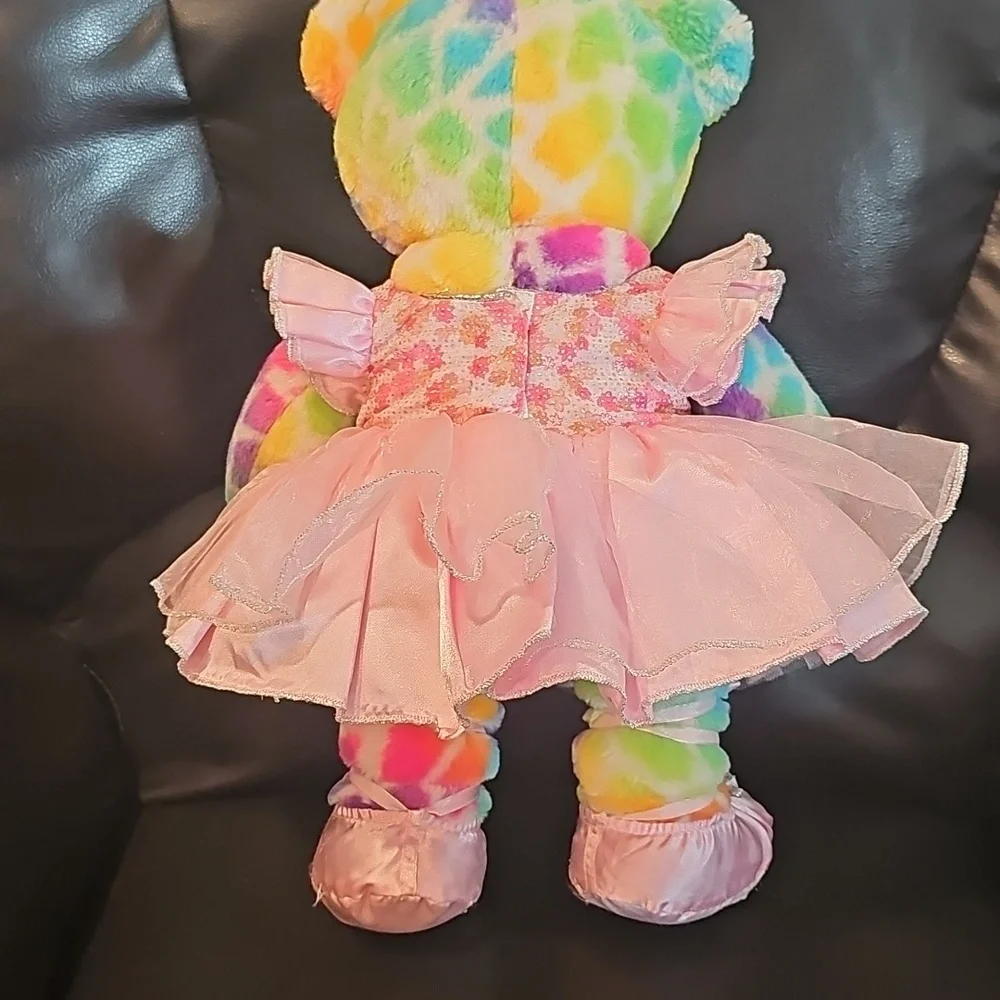 N Pink And Silver Ballet Costume For A Build A Bear Teddy  Bear Not Included!